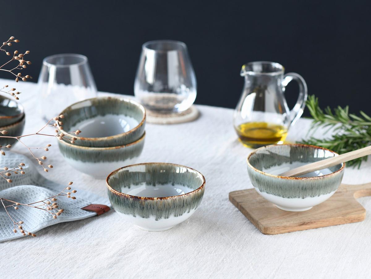 Set Skodelic Za Omake Cascade Stein, 6-Delni - siva/bela, Design, keramika (11,5cm) - Creatable