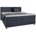 Boxspringbett in Anthrazit ca. 160x200cm - Chromfarben/Anthrazit, KONVENTIONELL, Kunststoff/Textil (160/200cm) - Premium Living Boxspringbett in Anthrazit ca. 160x200cm - Chromfarben/Anthrazit, KONVENTIONELL, Kunststoff/Textil (160/200cm) - Premium Living