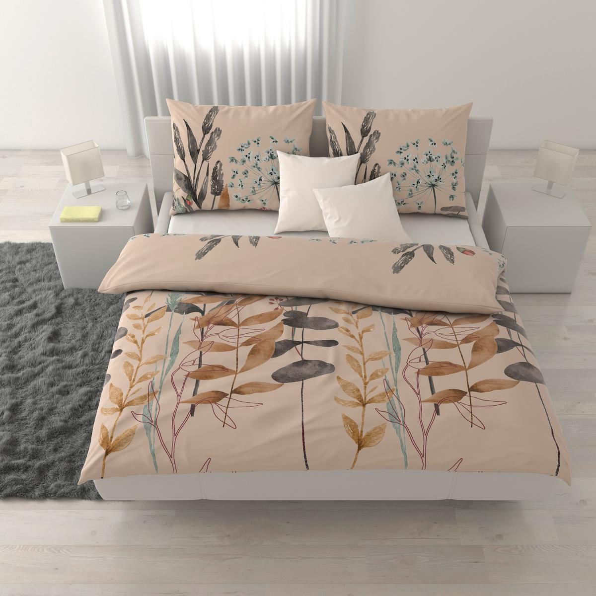 Posteljnina Leavi Xxl - bež, Moderno, tekstil (200/200cm) - Mömax