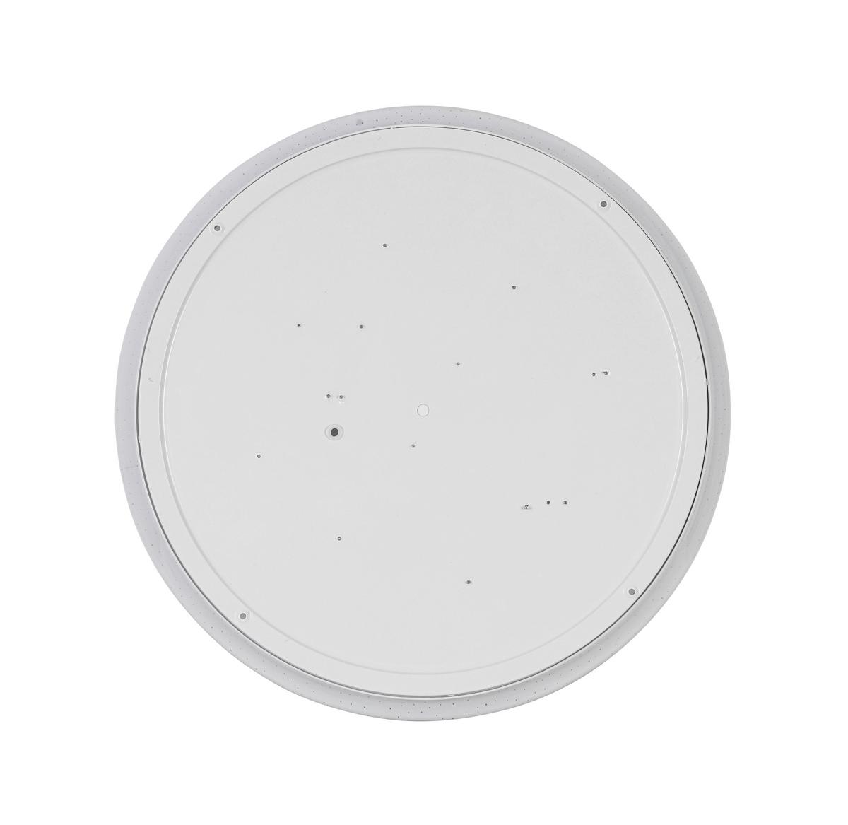 Led Mennyezeti Lámpa Giesbert - króm/fehér, Modern, műanyag/fém (55/8cm) - Premium Living