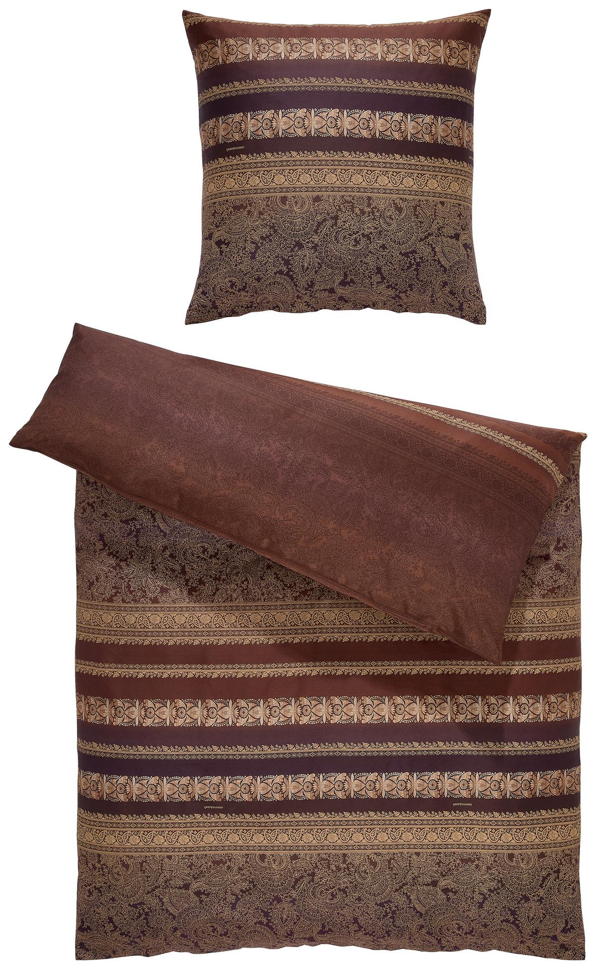 POŚCIEL MONREALE - jasnobrązowy, Konventionell, tkanina (135/200cm) - Bassetti