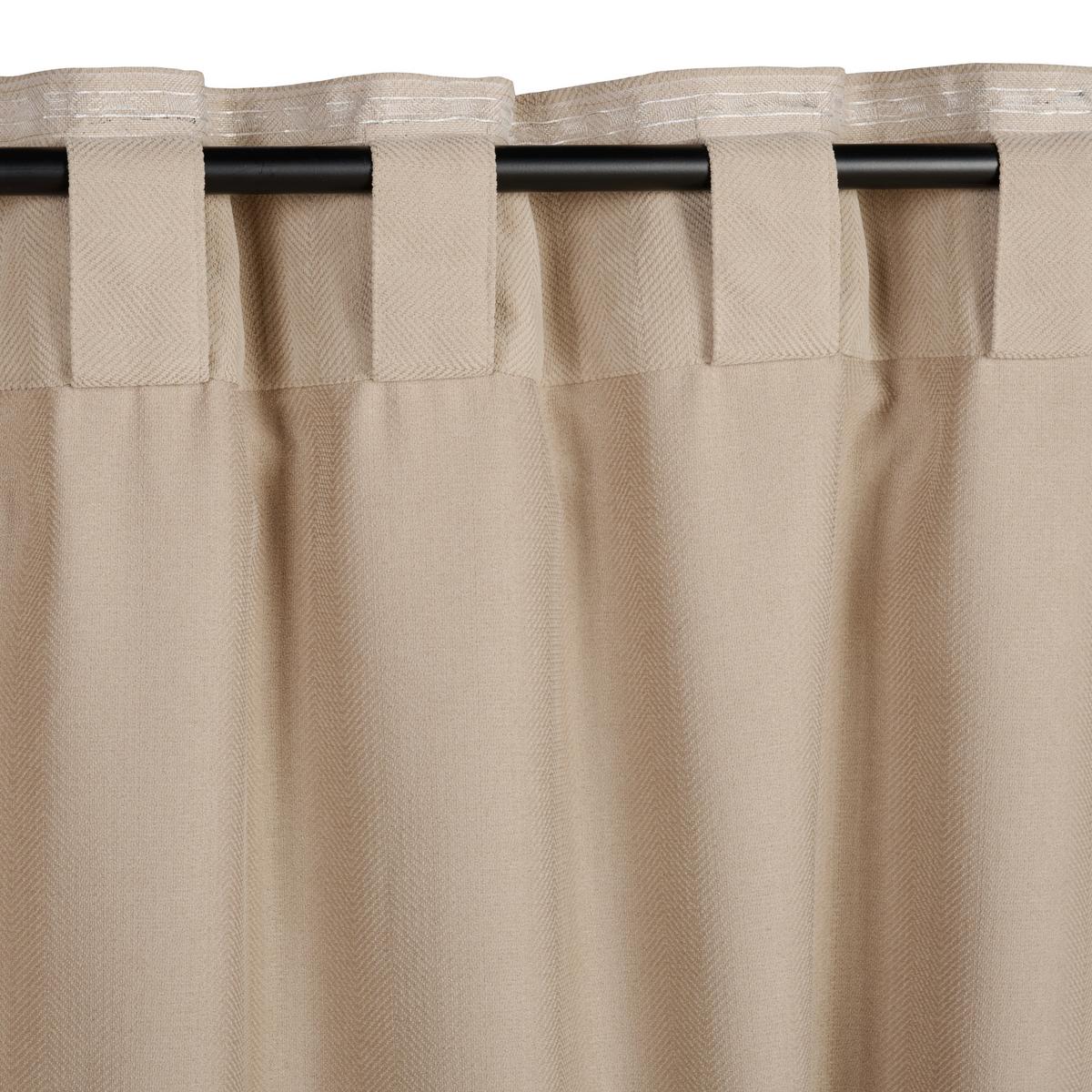 Készfüggöny Linus 140/255 - taupe, Design, textil (140/255cm) - Premium Living