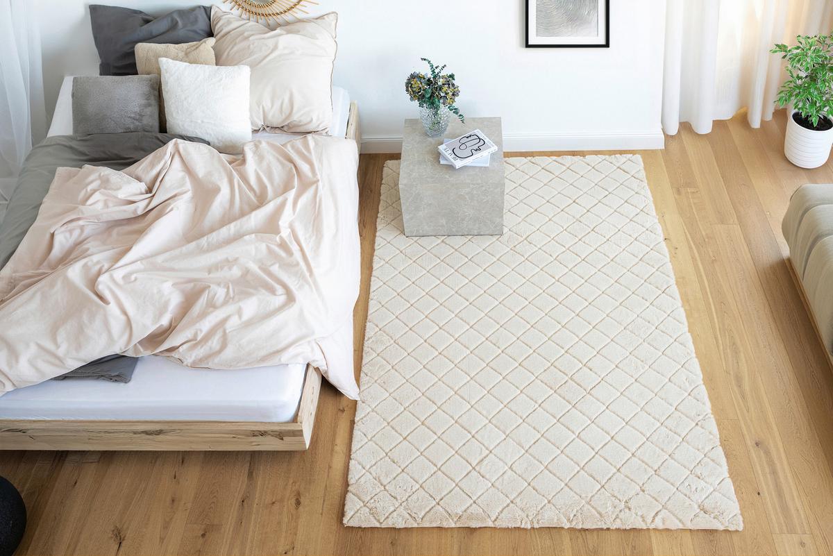 HOCHFLORTEPPICH IMALA 125 CREME 80 X 150 CM - Creme, Basics, Textil (80/150cm) - Kayoom