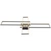 LED-TAKLAMPA FILM - opal/svart, Modern, metall (99/60/11,5cm) - Mömax