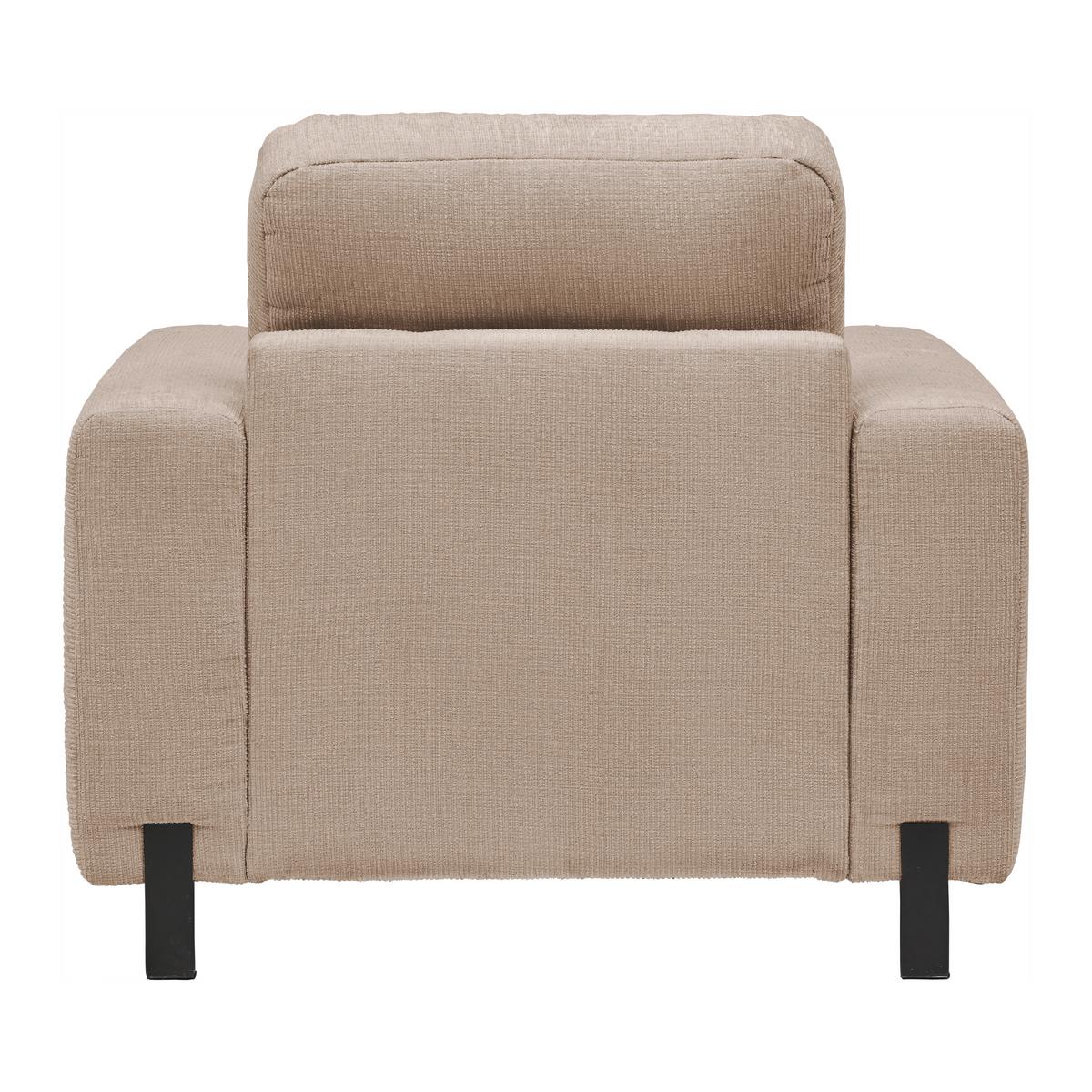 Sessel Piega Cappuccino - Schwarz/Cappuccino, MODERN, Textil/Metall (99/66-87/96cm) - Mömax