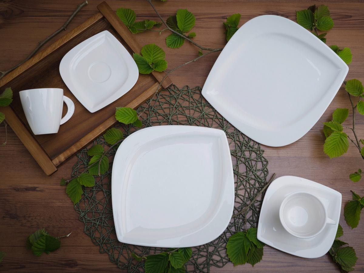 Kavni Servis Melbourne Creme, 18-Delni - krem barve, Basics, keramika - Creatable