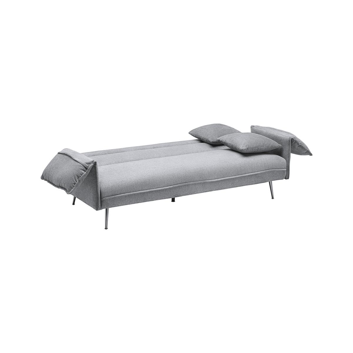 Canapea extensibila LANA - gri închis, Modern, lemn/metal (199/89/95cm) - Bessagi Home