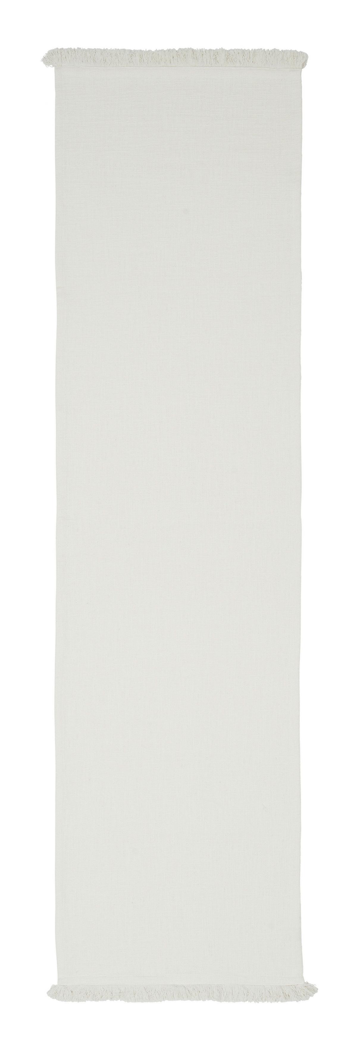 Tischläufer Pablo in Weiss ca. 45x170cm - Weiss, Modern, Textil (45/170cm) - Premium Living