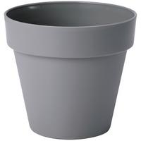 Kaspó Icona Soft 18 - szürke, Konventionell, műanyag (18/16cm) - Mömax