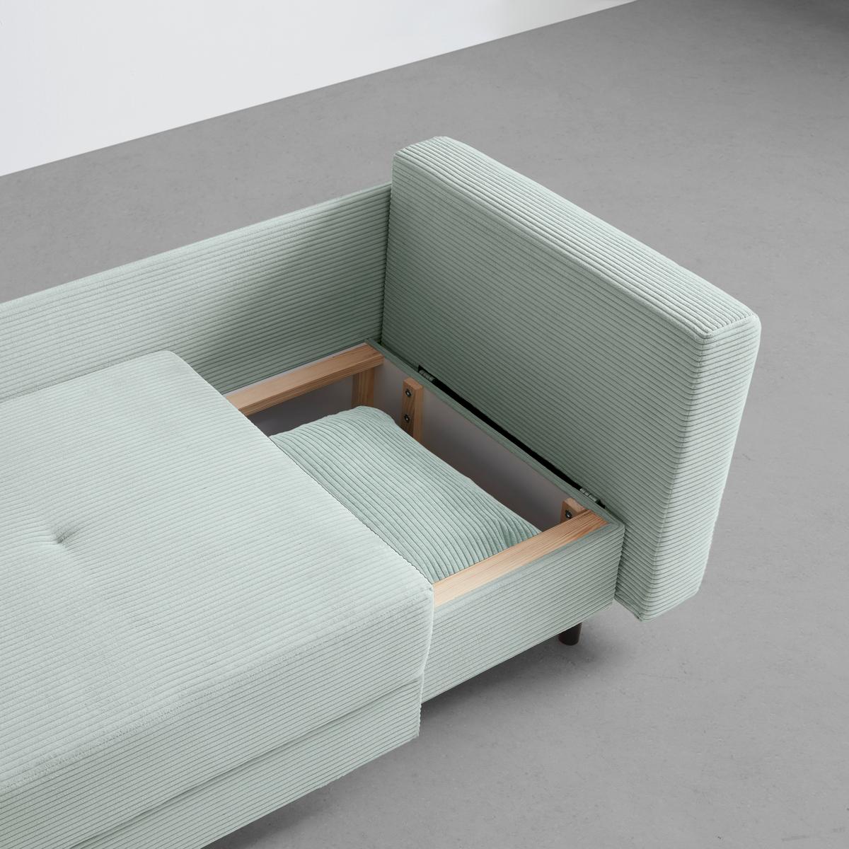 Liege Nova Grau - Schwarz/Grau, MODERN, Holz/Textil (145/62/85cm) - Mömax
