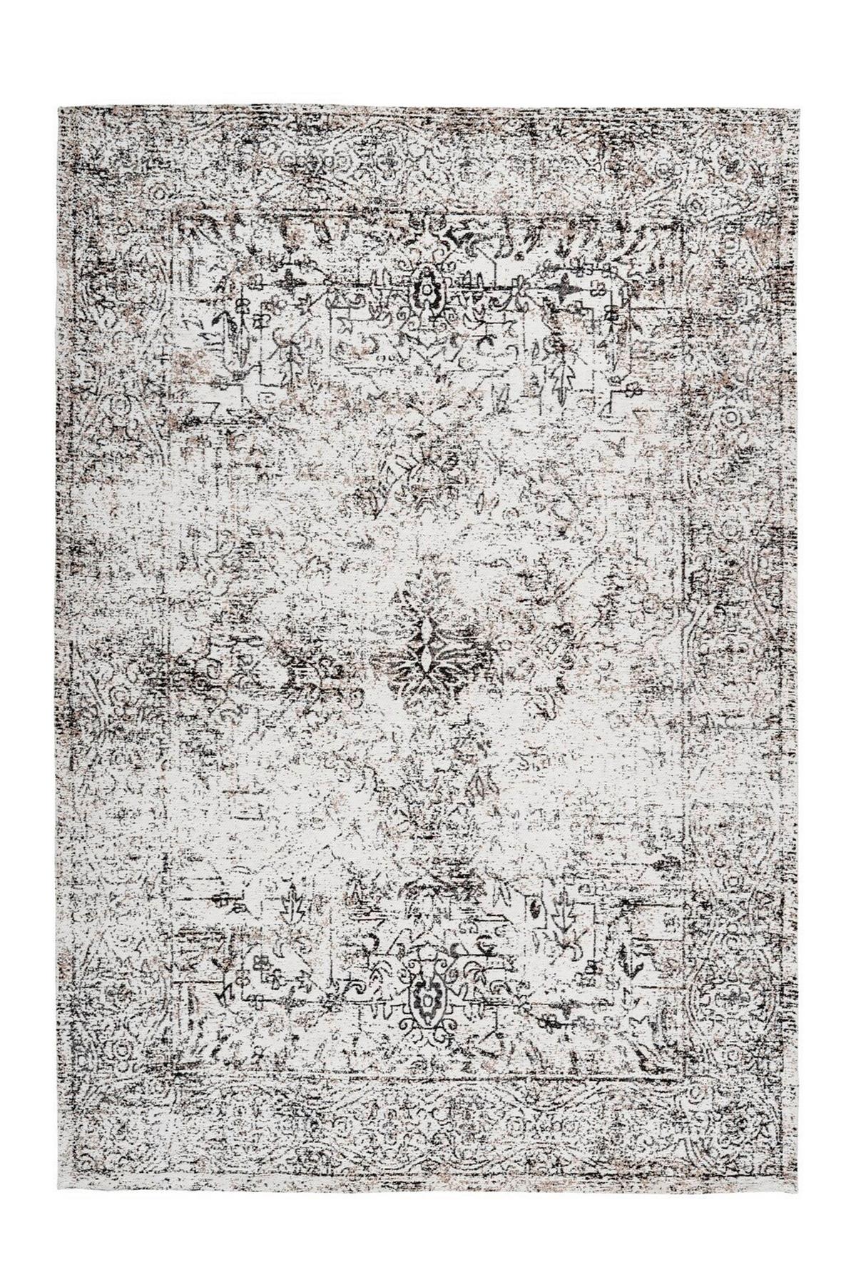 LÄUFER IGLESIA 500 ANTHRAZIT / CREME - Anthrazit/Creme, Konventionell, Textil (80/150cm) - Kayoom