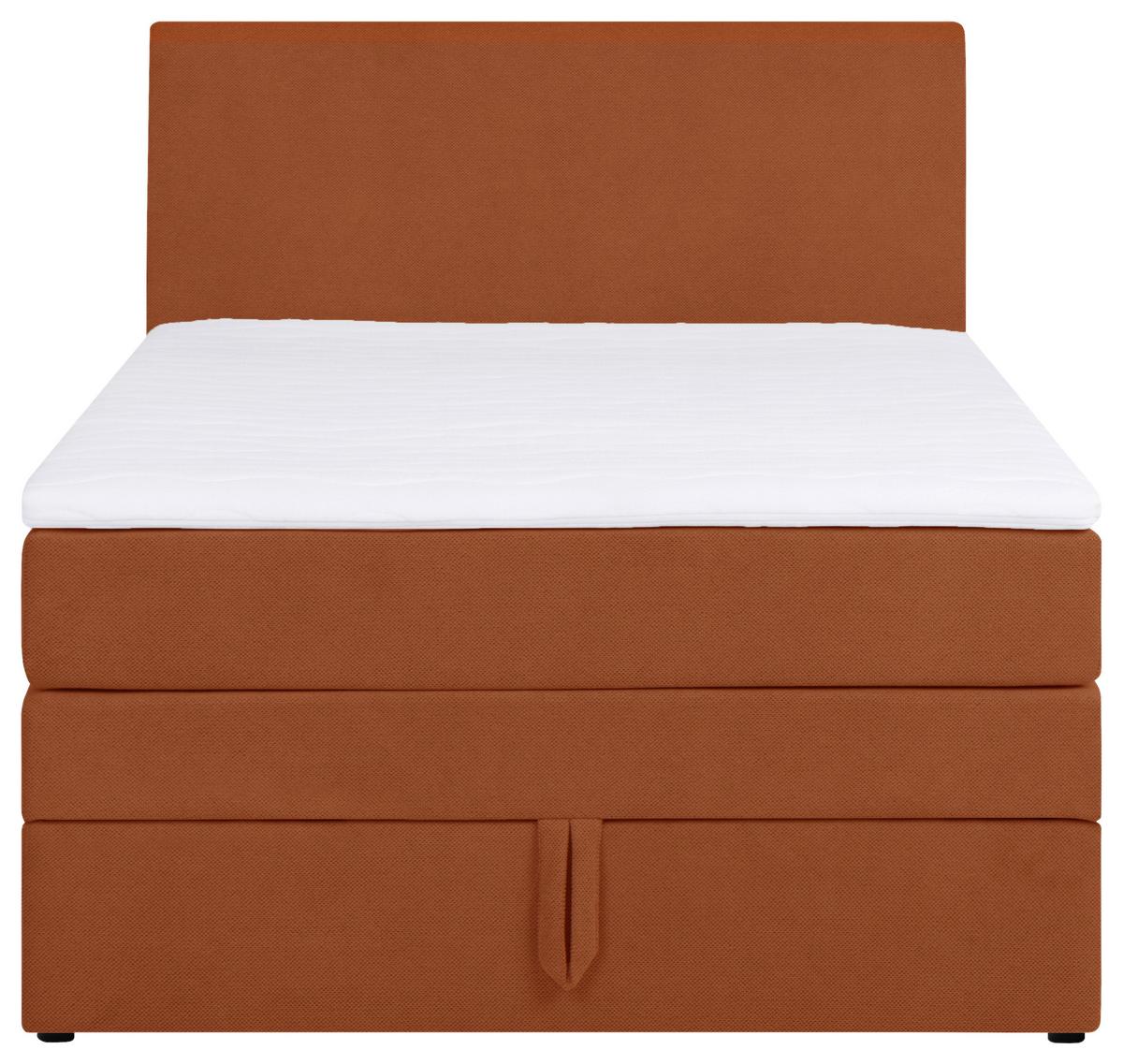 PAT BOXSPRING WICKIE - ruginiu, Konventionell, lemn/metal (140/200cm)