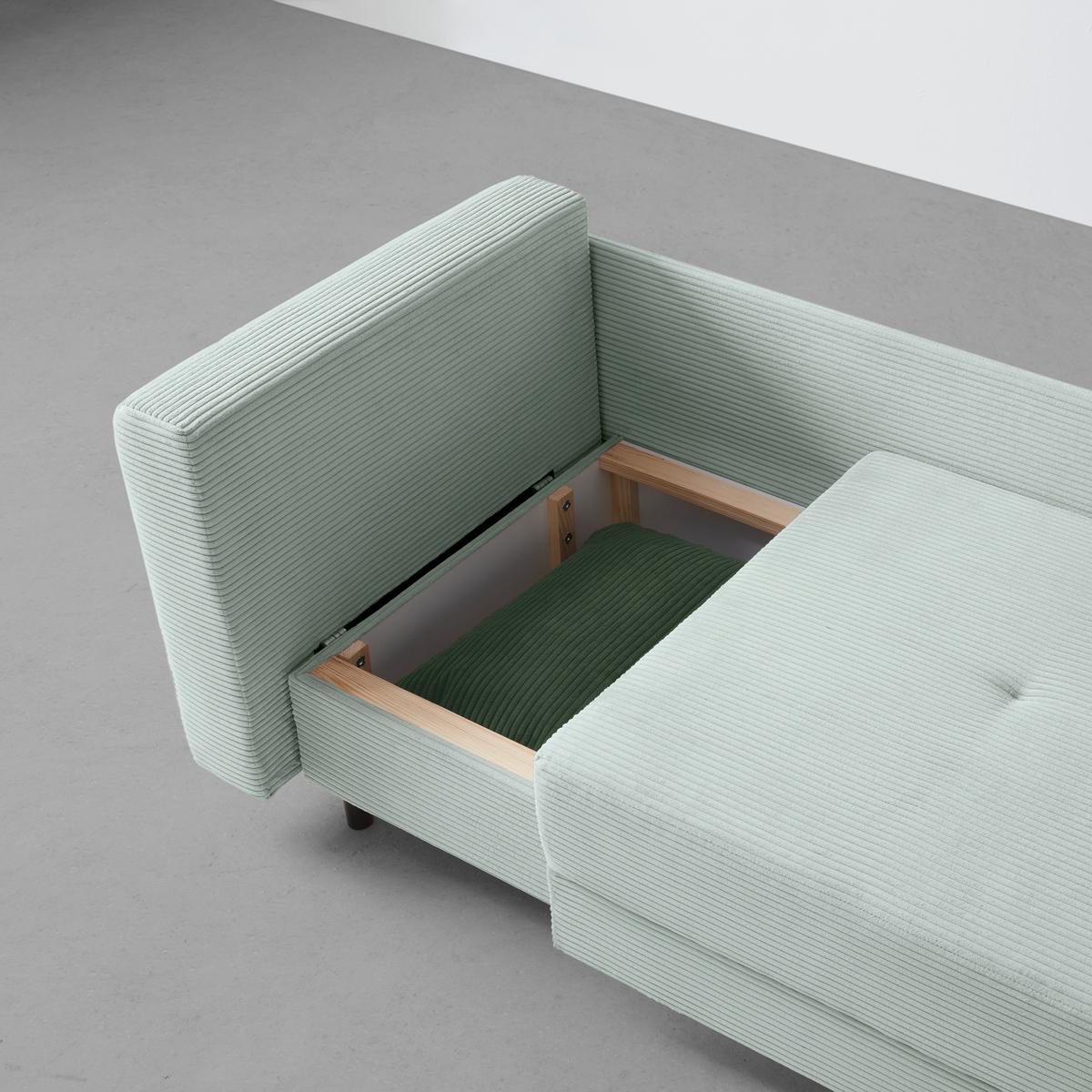 Liege Nova Grau - Schwarz/Grau, MODERN, Holz/Textil (85/62/145cm) - Mömax
