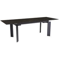 Esstisch Schwarz ca. 180x95x77 cm - Schwarz, Design, Keramik/Metall (180/95/77cm) - MID.YOU
