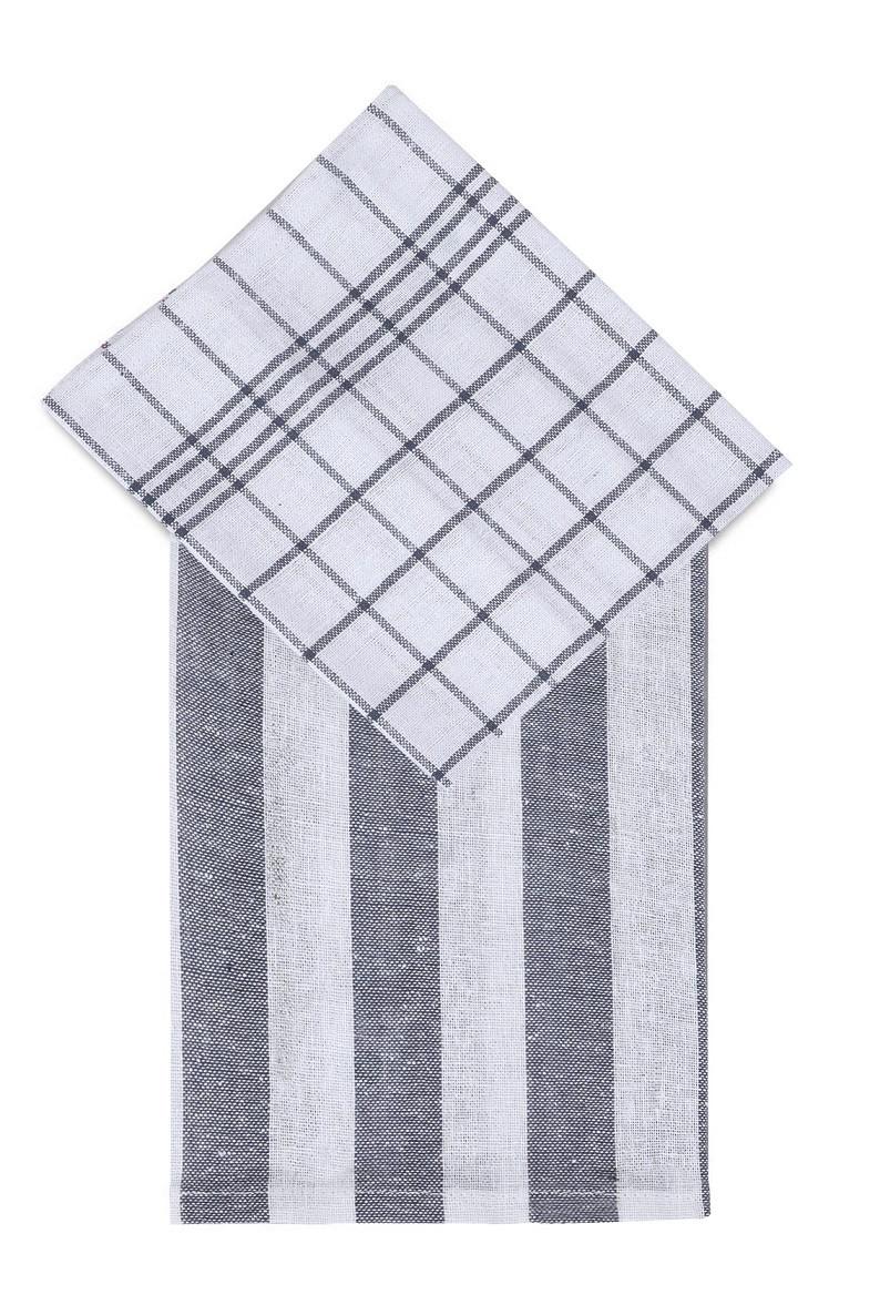 Set Krpa Za Posuđe Ira 6/1 50x70cm - svijetlo siva, Basics, tekstil (50/70cm)