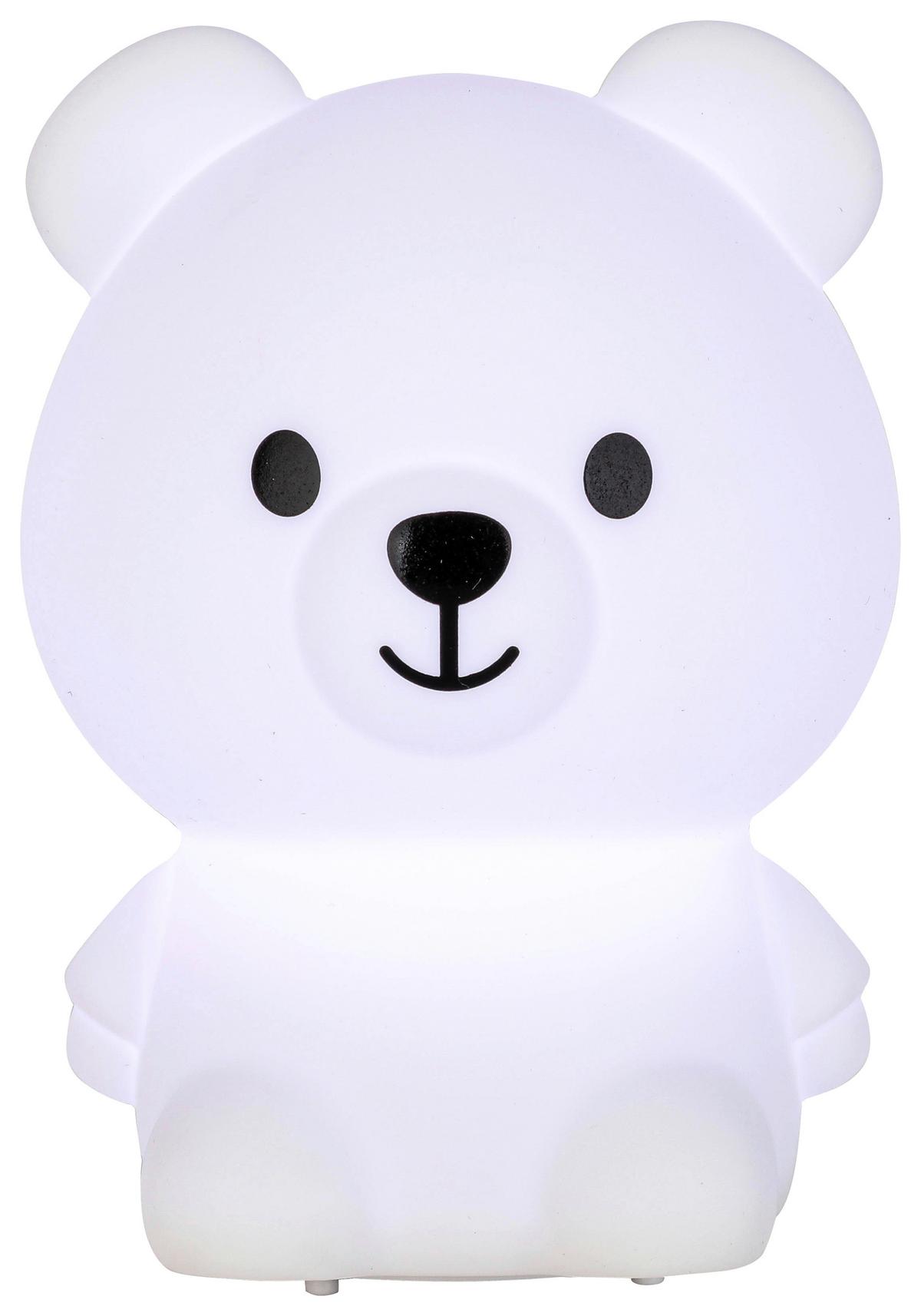 Lampă LED decorativă Berli - alb, Modern, plastic (6,6/6,6/9,1cm) - Mömax
