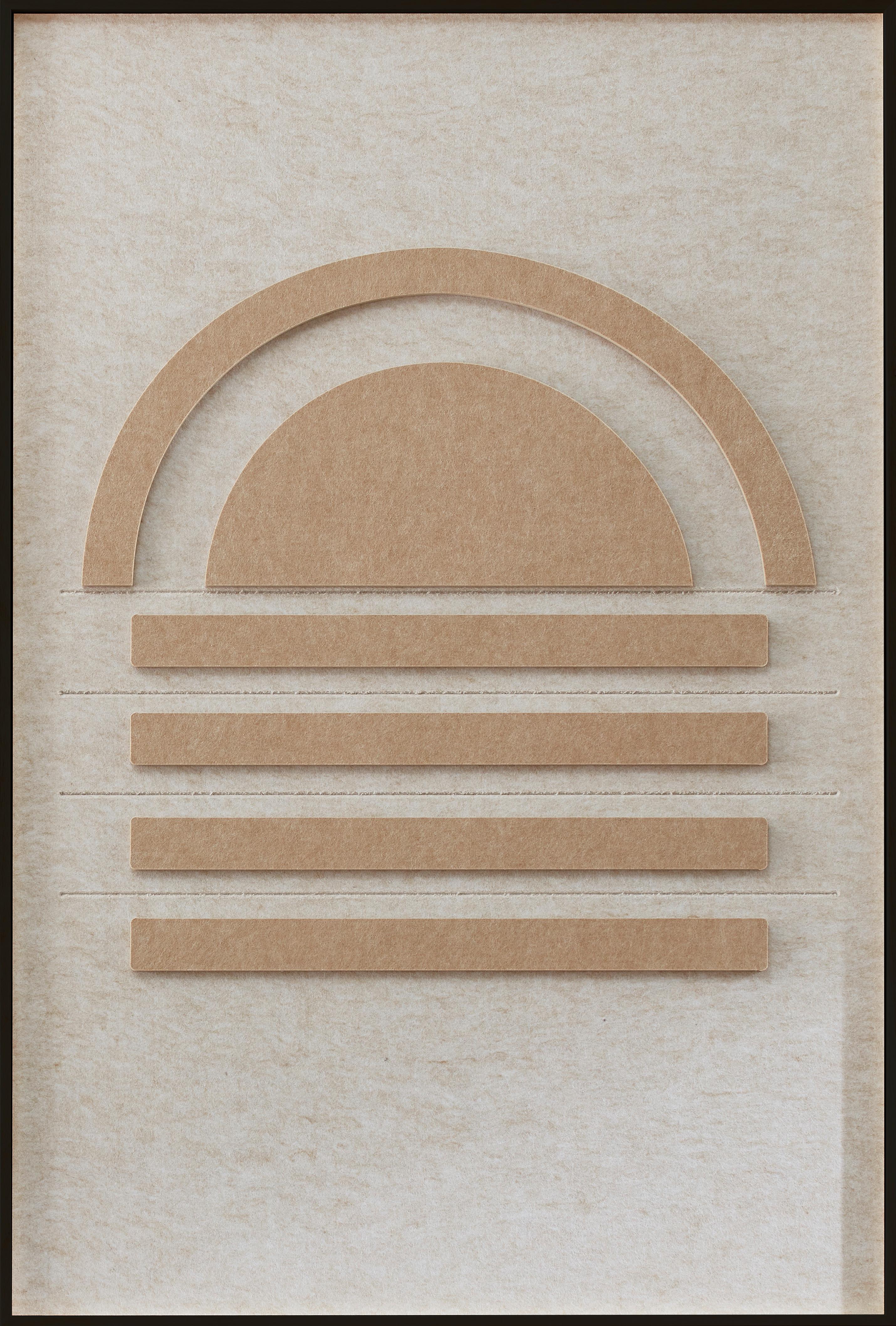 BILD FEELGOOD-6-80X120-AKVELT-BAKBL - Beige/Schwarz, Basics, Holz/Textil (80/120/10cm) - Wandkraft