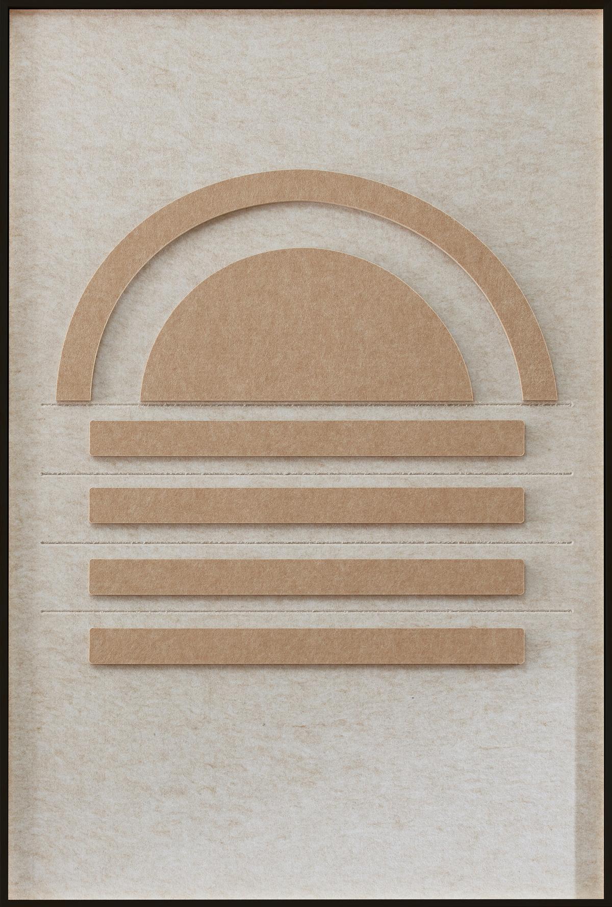 BILD FEELGOOD-6-80X120-AKVELT-BAKBL - Beige/Schwarz, Basics, Holz/Textil (80/120/10cm) - Wandkraft