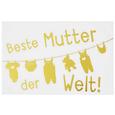 Kühlschrankmagnet mit Spruch - Goldfarben/Weiß, MODERN, Metall (8,5/5,5cm) Kühlschrankmagnet mit Spruch - Goldfarben/Weiß, MODERN, Metall (8,5/5,5cm)