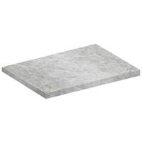 Delovna Plošča Fasola, Siva - siva, Trend, leseni material (100/3/60cm) - MID.YOU