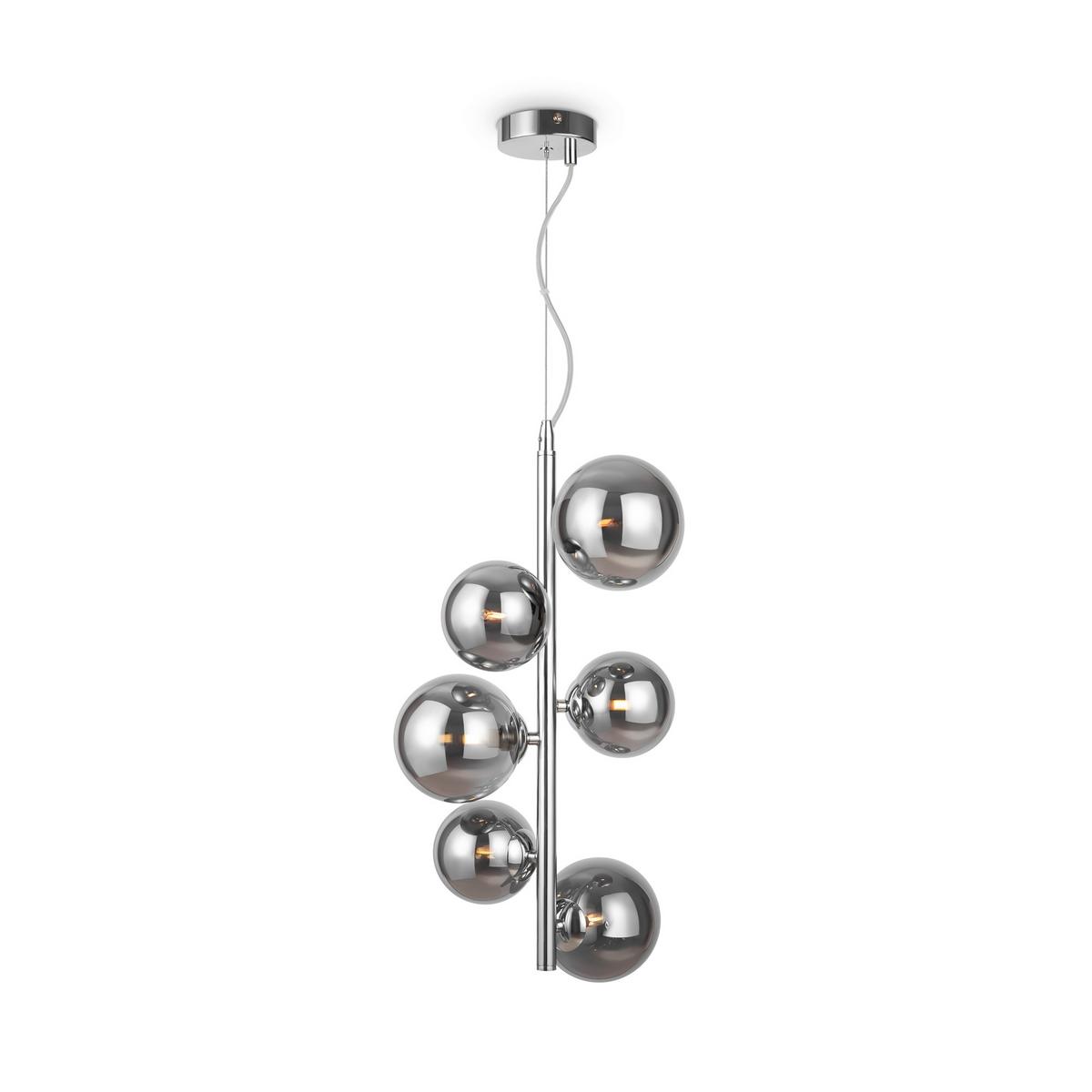 LAMPE À PENDENTIF DALLAS - gris/couleur chromée, Trend, métal/verre (29/170cm) - MAYTONI