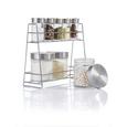 Raft Condimente Eleonore - clar/culoare inox, Konventionell, sticlă/metal (27,3/9,6/23cm) - Modern Living Raft Condimente Eleonore - clar/culoare inox, Konventionell, sticlă/metal (27,3/9,6/23cm) - Modern Living