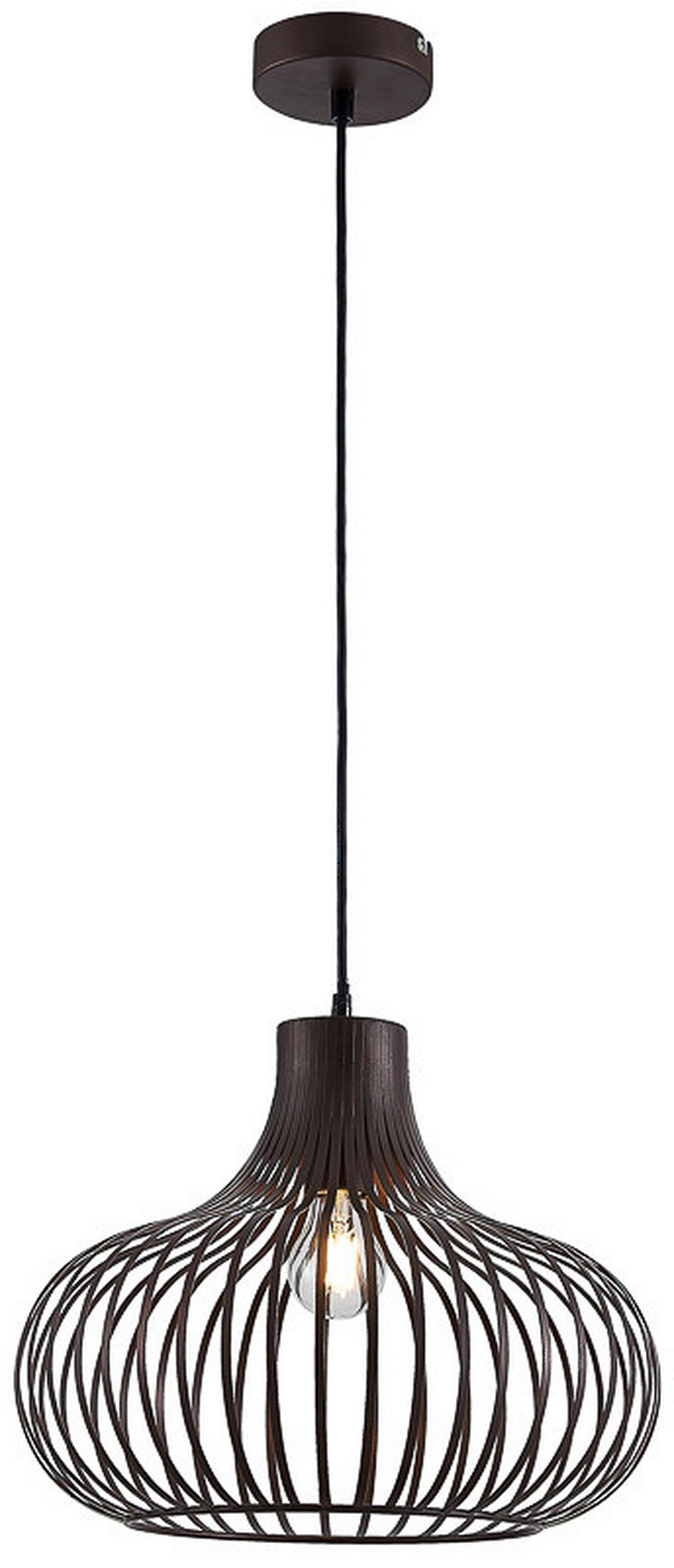 LAMPA WISZĄCA 33370111X MATEO - kolor rdzawy, Basics, metal (40/150cm)
