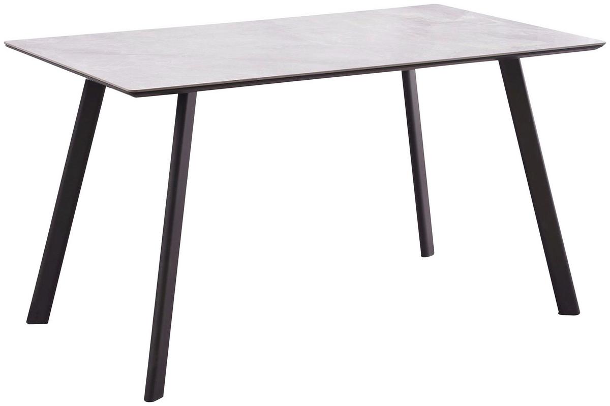 Stol Za Blagovaonicu George 140 - siva/crna, Konvencionalno, drvni materijal/metal (140/76/80cm)