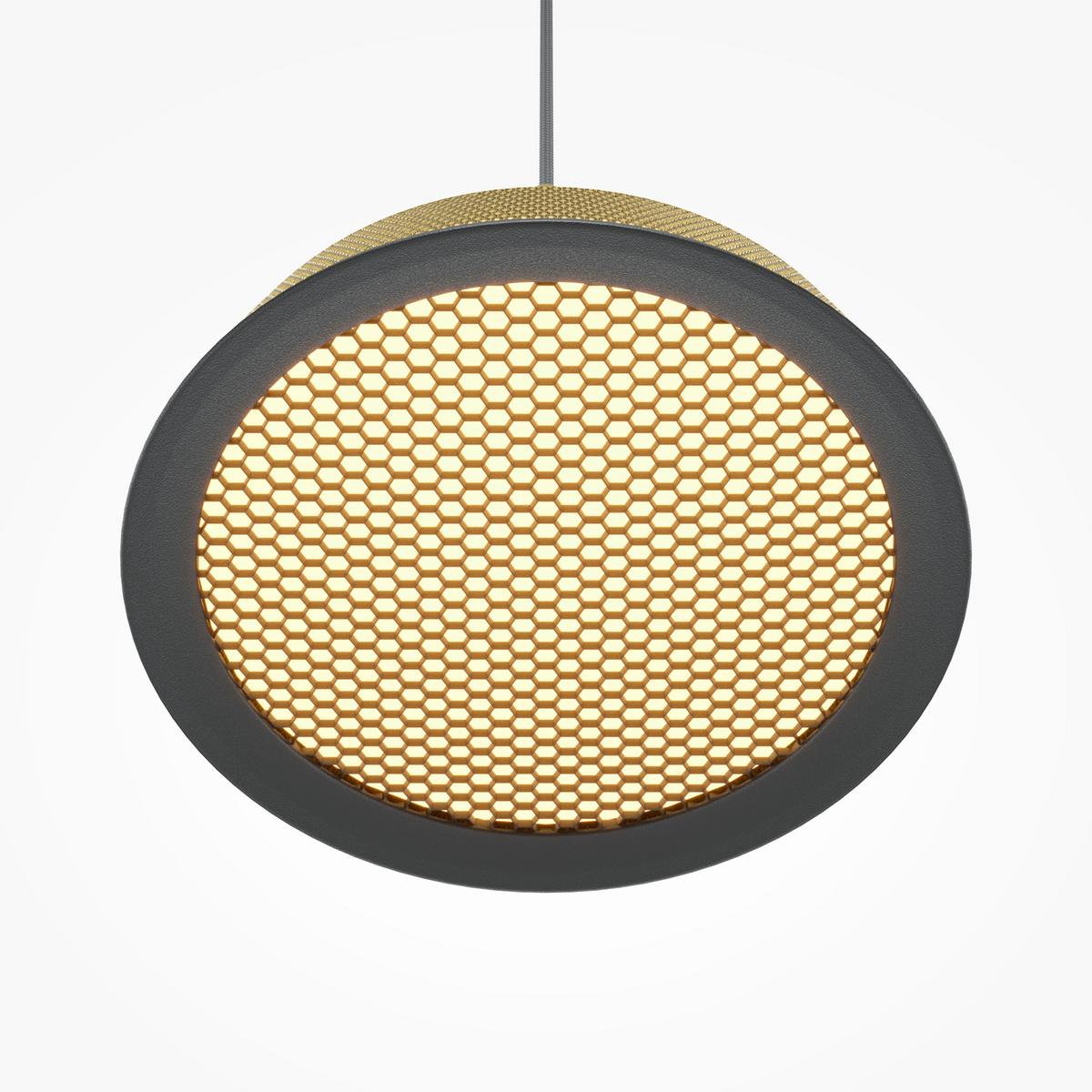 Pendelleuchte Mod041pl-L15g3k - Schwarz, Design, Metall (15.3/327cm) - MAYTONI