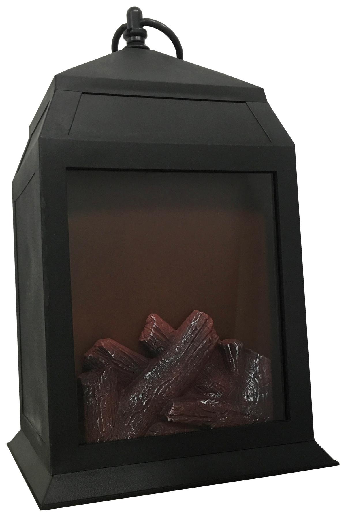 Solarleuchte Lete in Schwarz - Schwarz, KONVENTIONELL, Kunststoff (14/16/30cm) - Modern Living