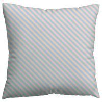 Kissenbezug Woven Satin Rosa/Hellblau ca. 40x40cm - Rosa/Hellblau, Basics, Textil (40/40cm) - Schlafgut