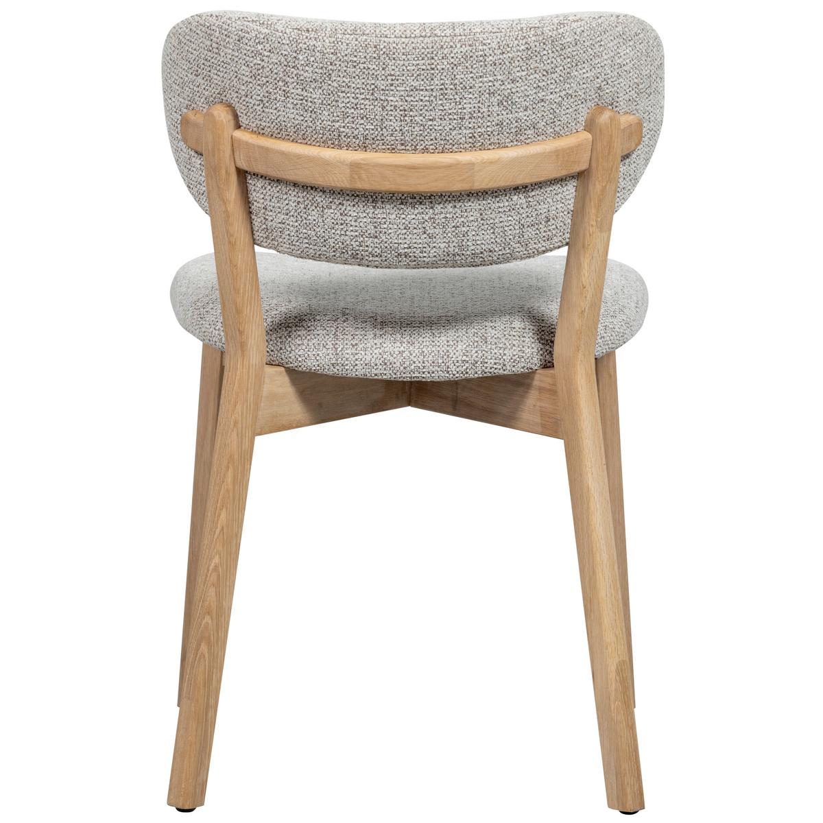 Stuhl-Set Udar 2er-Set Naturfarben - Naturfarben, MODERN, Holz/Textil (51/82/60cm) - Livetastic