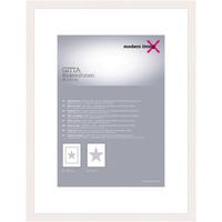 Bilderrahmen Gitta in Weiß ca. 30x40cm - Weiß, MODERN, Glas/Holzwerkstoff (30/40cm) - Modern Living