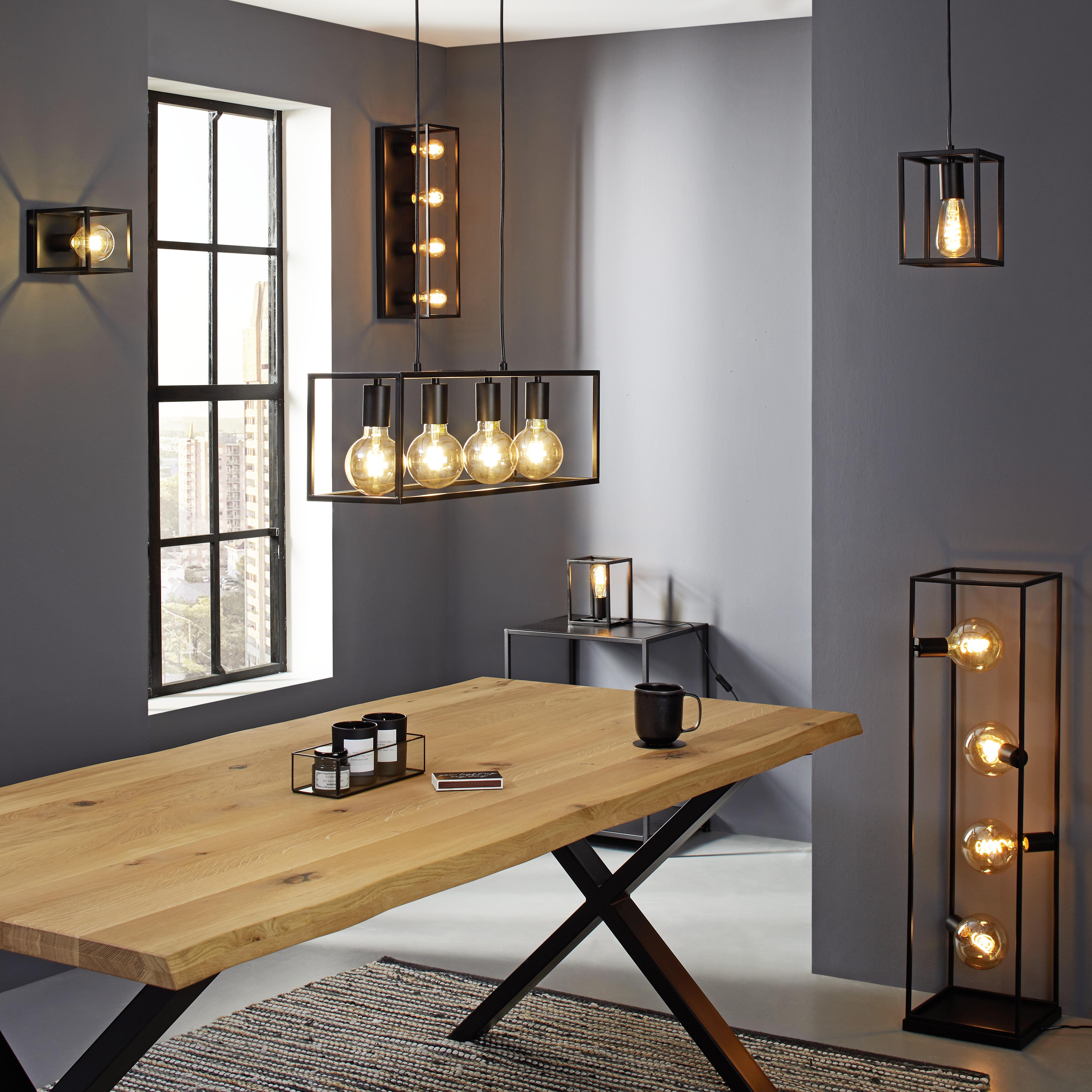 Kerze im Glas Candle in Schwarz - Schwarz, Glas (12/12cm) - Modern Living