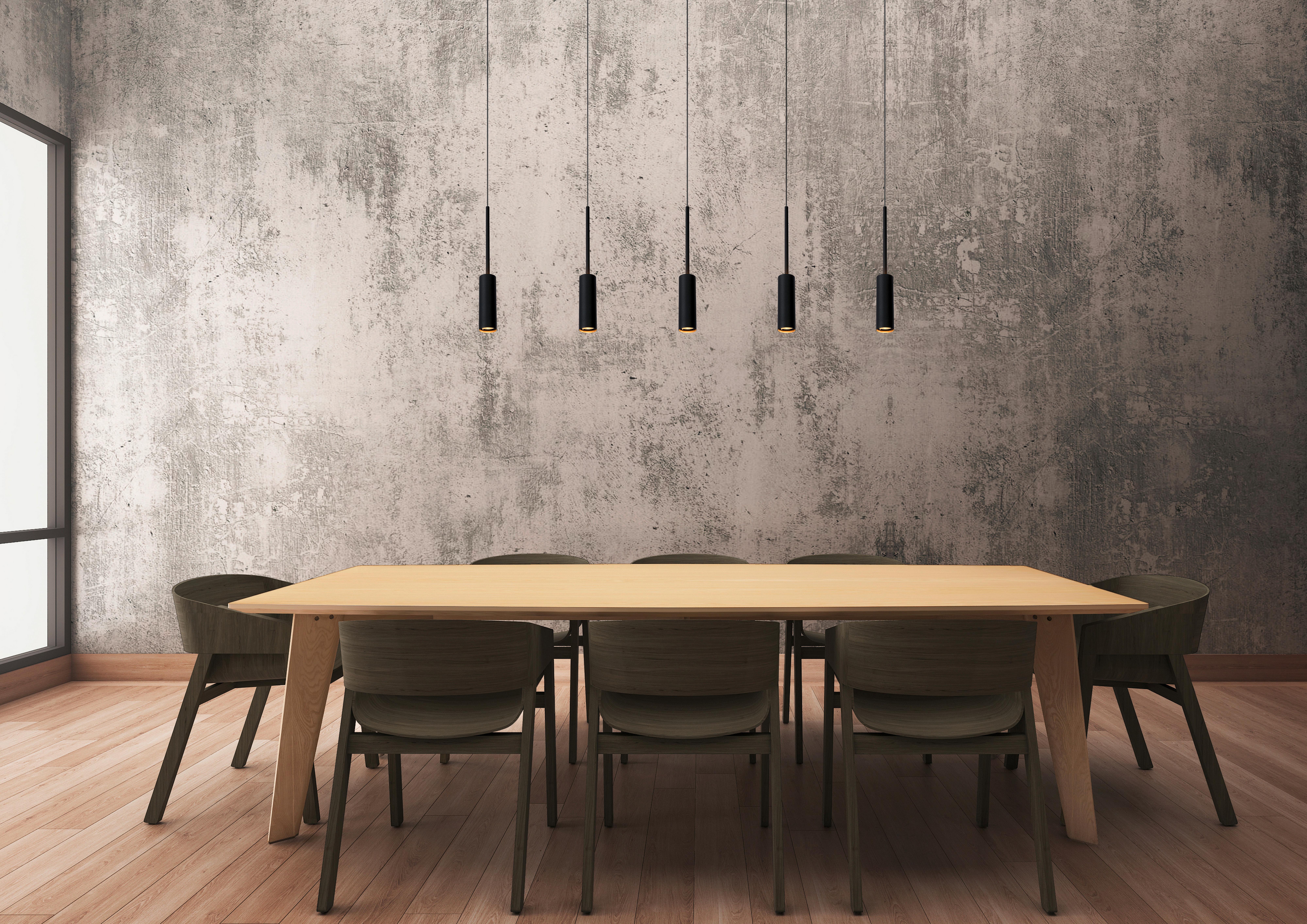 LAMPA WISZĄCA 24401/35/30 TUBULE - czarny, Design, metal (101/10/167cm) - Lucide
