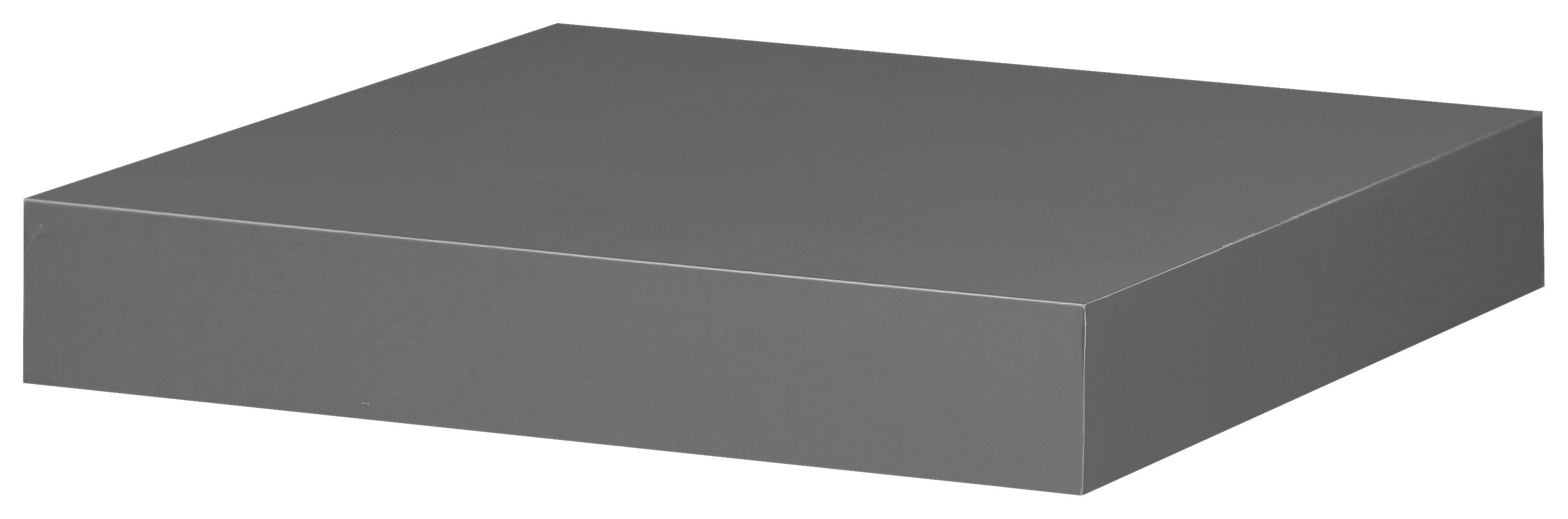 Zidna Polica Simple Antracit - antracit, Moderno, drvni materijal (23,5/3,8/23,5cm) - Modern Living