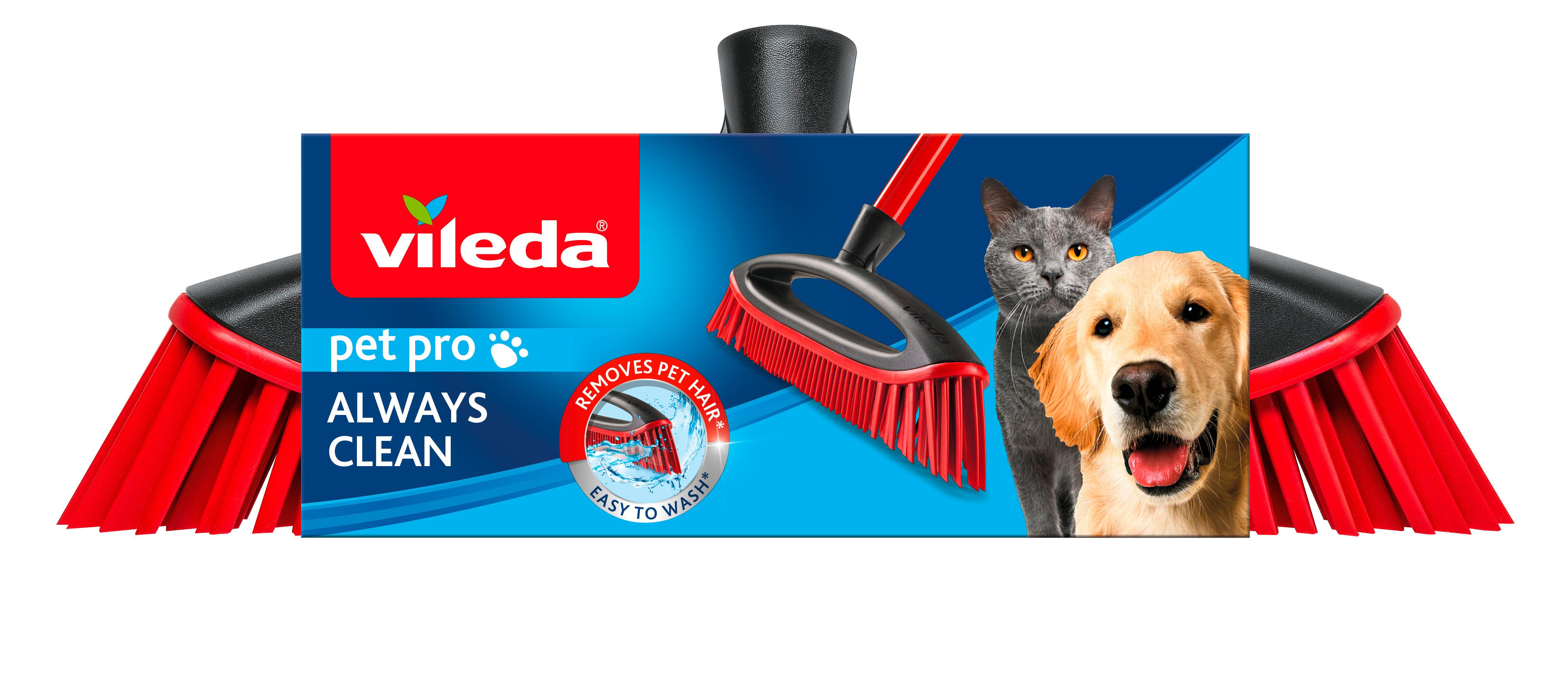 Seprű Vileda Pet Pro Always Clean - piros, Basics