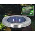 Solarleuchte Erdi max. 0,006 Watt, 4er Set - Edelstahlfarben, Metall (12/13cm) - Modern Living Solarleuchte Erdi max. 0,006 Watt, 4er Set - Edelstahlfarben, Metall (12/13cm) - Modern Living