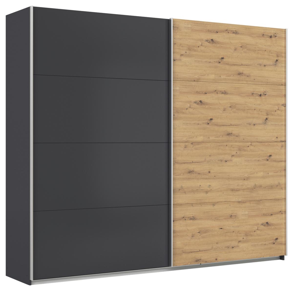 DULAP USI CULISANTE FELDKIRCH - stejar Artisan/antracit, Modern, material pe bază de lemn (271/229/62cm)