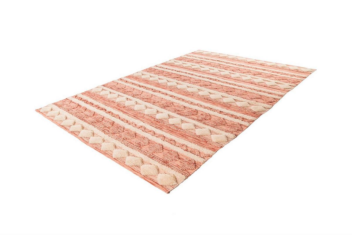 TEPPICH BOHIST 225 ROSA / CREME - Rosa, Konventionell, Textil (80/150cm) - Kayoom