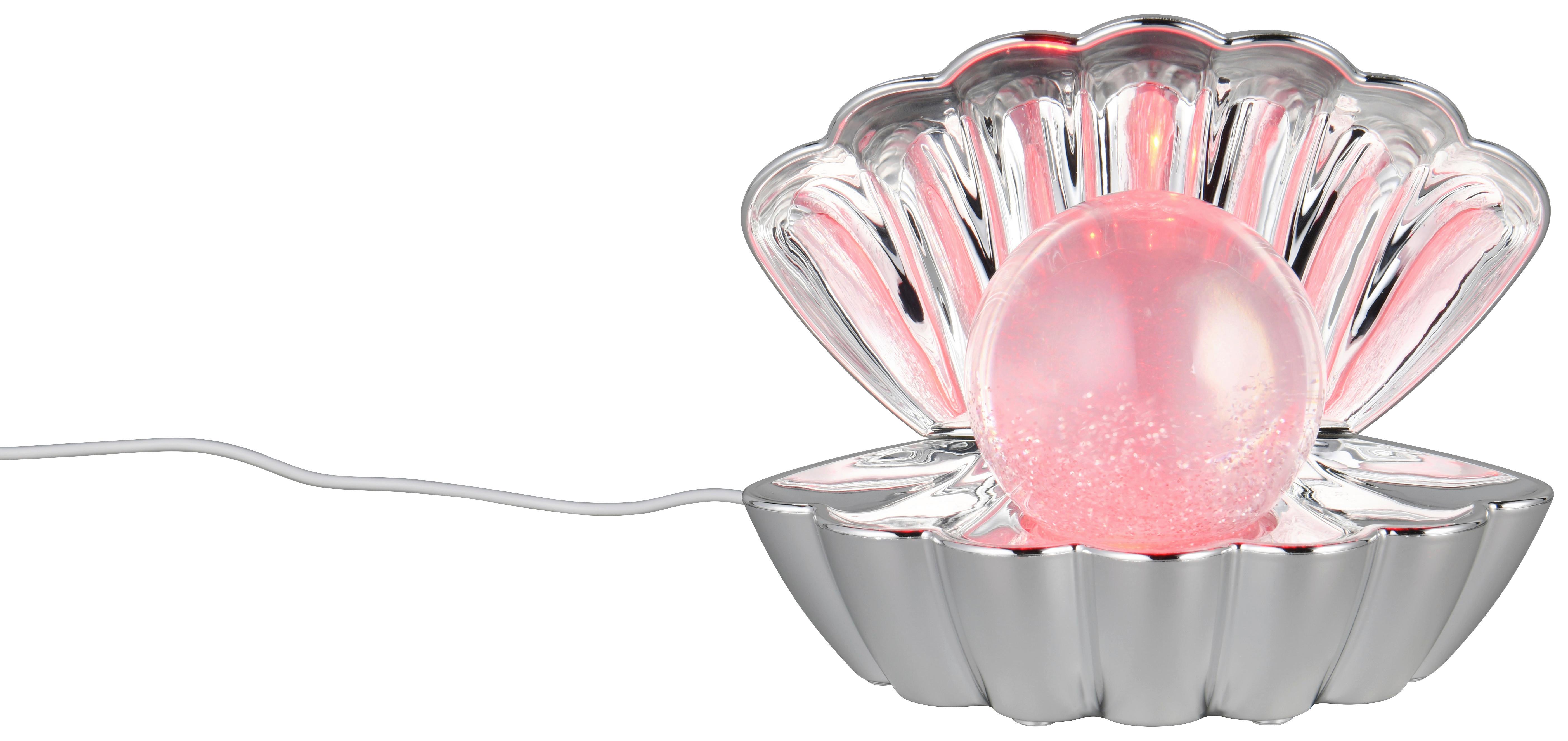 LED-DEKORATIONSLAMPA ALFRED - kromfärg, Modern, plast (17,5/12,5/14,5cm) - Mömax