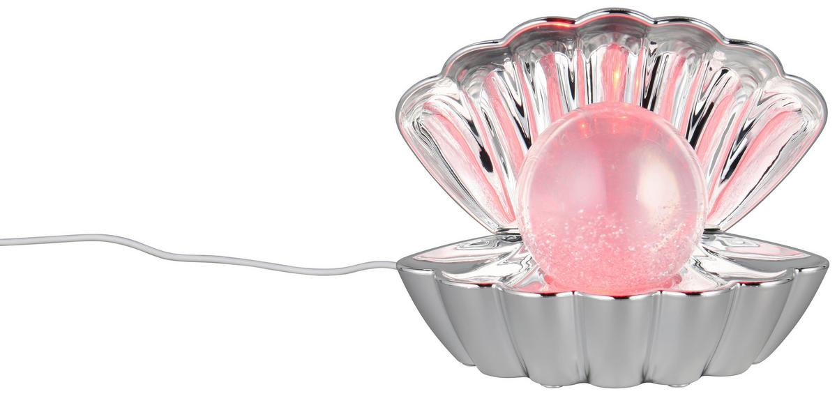 LED-Dekoleuchte Alfred Chromfarben max. 0,8 Watt - Chromfarben, Modern, Kunststoff (17,5/12,5/14,5cm) - Mömax