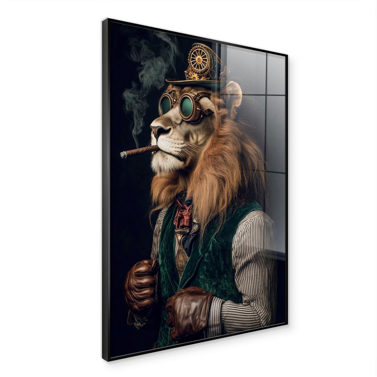 Glasbild Multicolor ca. 80x120cm - Multicolor, Basics, Glas/Holz (80/120cm)