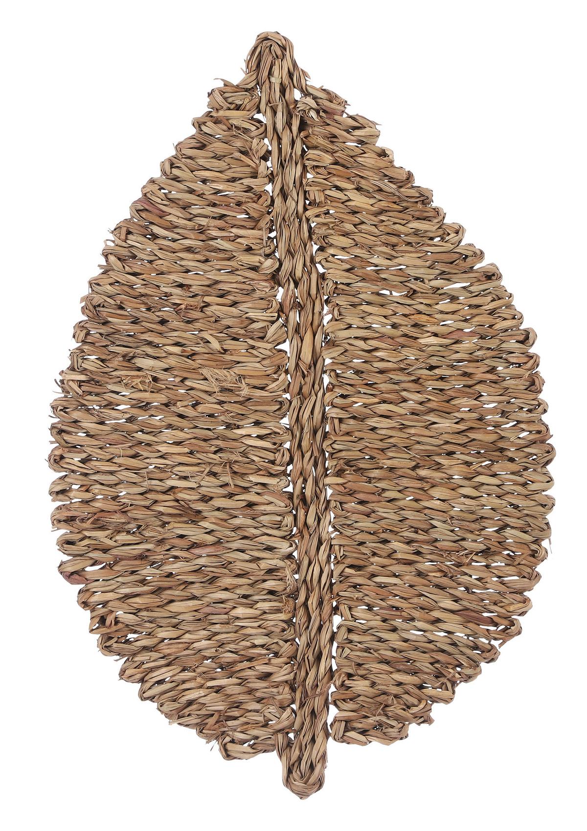 Alátét Leaf - natúr, Basics, természetes anyagok (51/33/1,5cm)