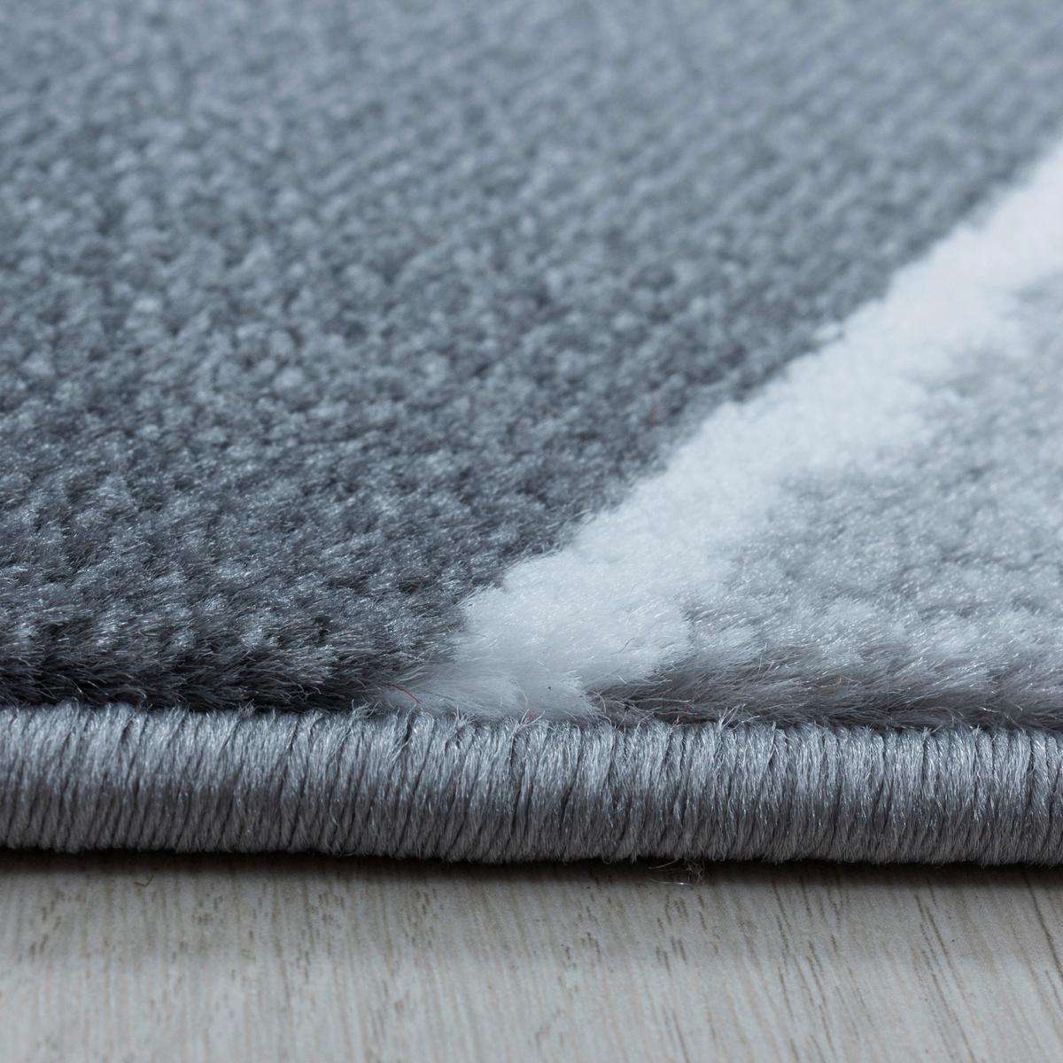 Webteppich Costa Grau ca. 80x250cm - Design (80/250cm)