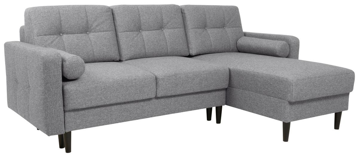 Coltar NORET - gri închis, Konventionell, textil (223/157cm) - Modern Living