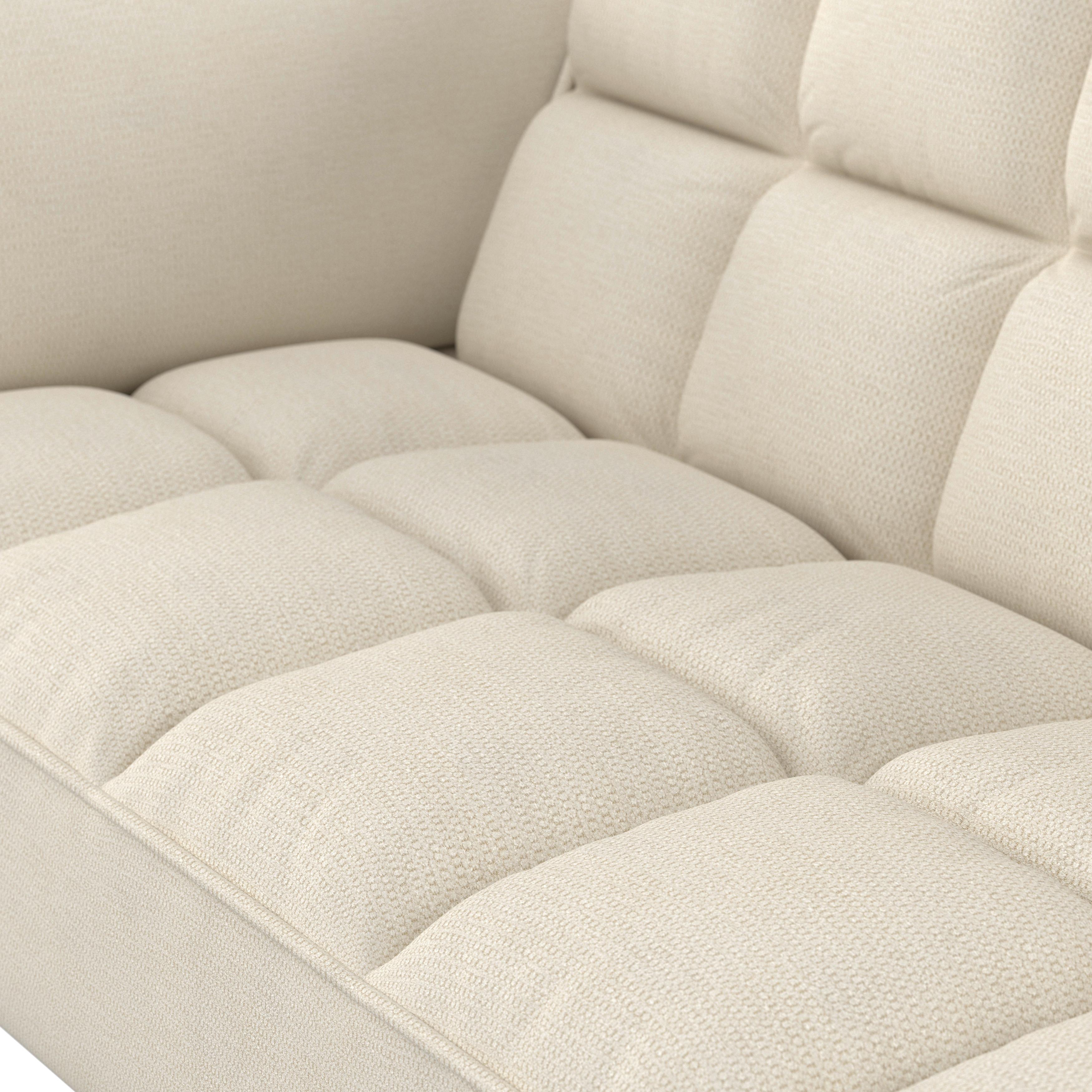 BÄDDSOFFA CORA - cremefärgad/naturfärgad, Modern, trä/textil (214/92/81cm) - Bessagi Home