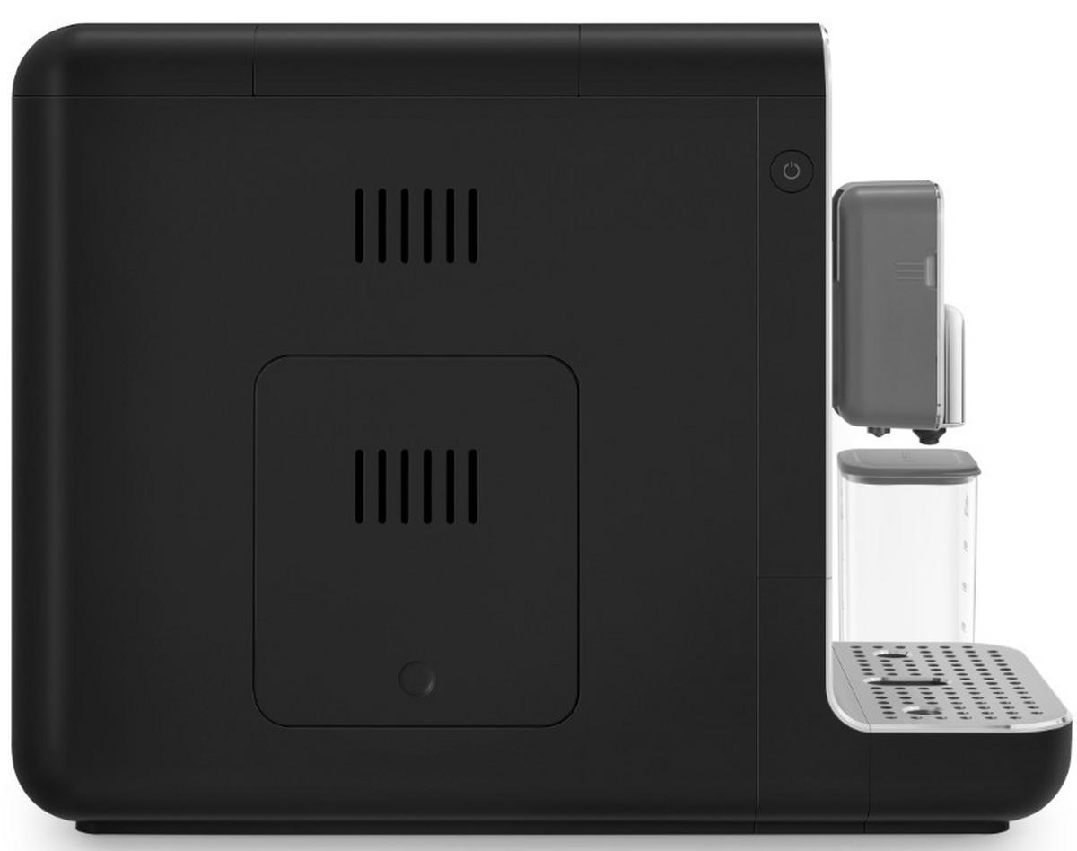 AUTOMATYCZNY EKSPRES DO KAWY BCC13BLMEU SMEG - kolor srebrny/czarny, Basics, tworzywo sztuczne/metal (18,0/33,6/43,3cm) - SMEG