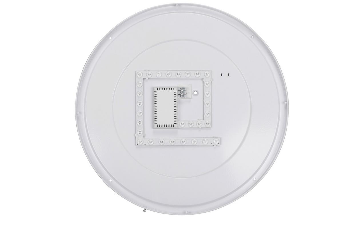 Plafonieră cu LED Ampi - alb, Konventionell, plastic/metal (48cm) - Mömax