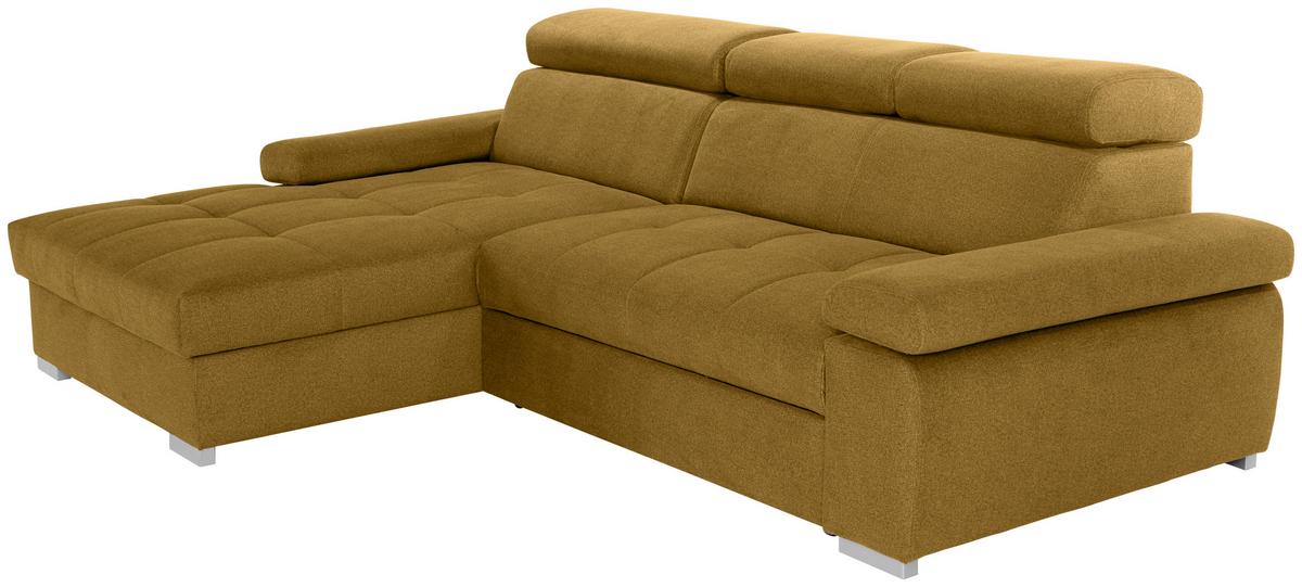 Kutna Garnitura Perry - srebrne boje/ecru, Design, tekstil/drvo (183/292cm) - Modern Living